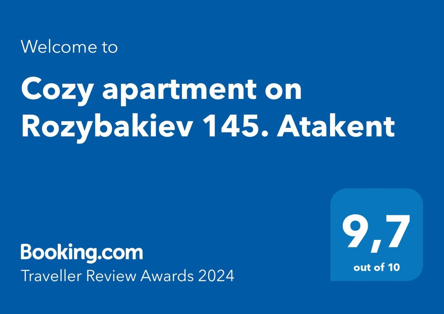 Cozy Apartment On Rozybakiev 145. Atakent Almaty Esterno foto